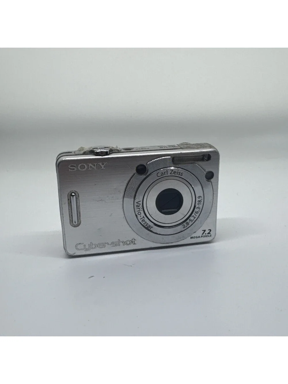 Sony Cyber-Shot DSC-W55 7.2MP Digital Camera Silver For PARTS - Powers On